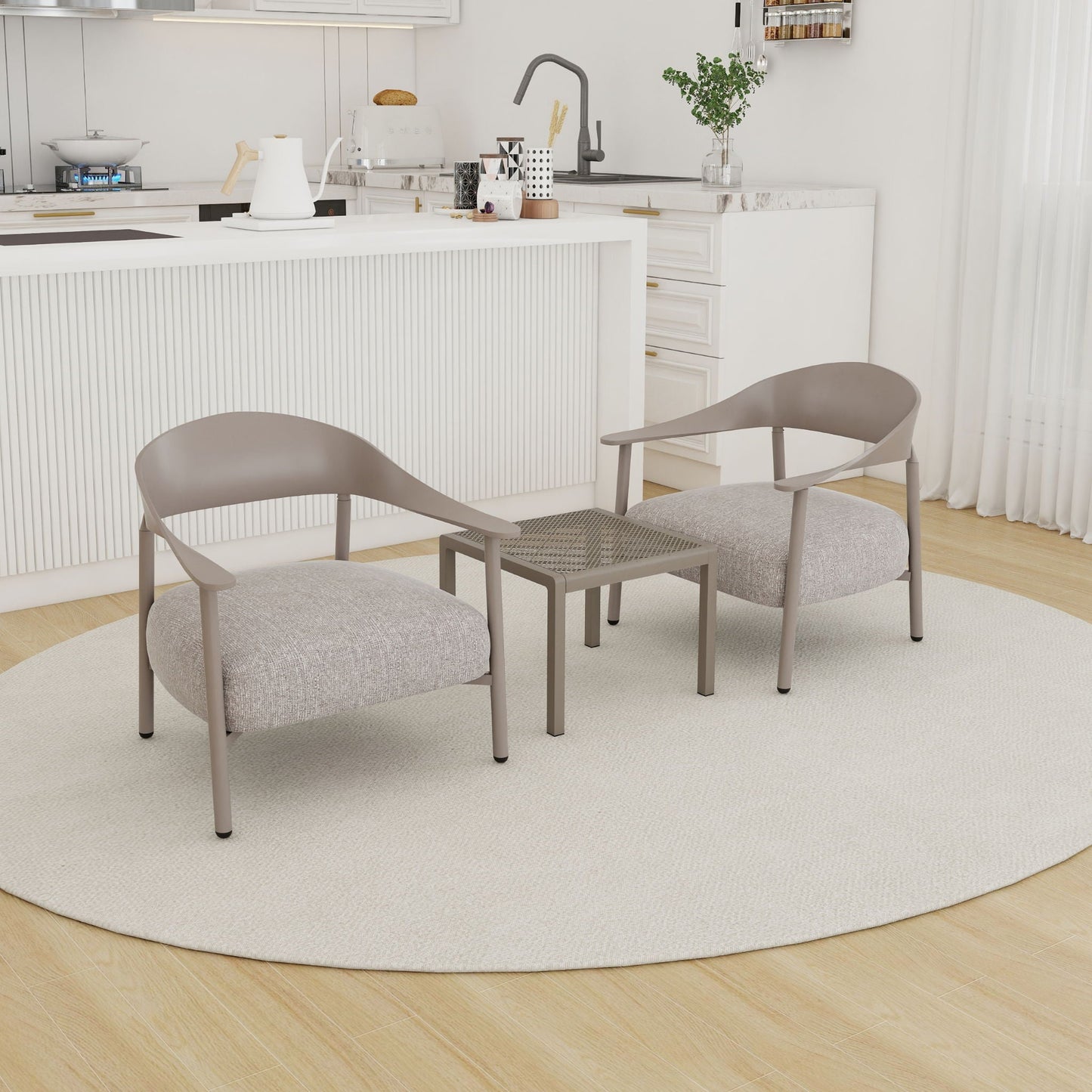 Furniture Set With Seat Cushions, Sturdy And Durable- Unique Piece Furniture- {{Product type}}
