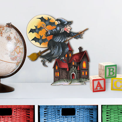 Witch Halloween Door Decor by G. DeBrekht - Thanksgiving Halloween Decor - 8114010H - - Door Hangers