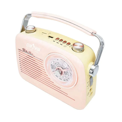 Retro Rechargeable Am Fm Sw Portable Radio Usb Tf Radio