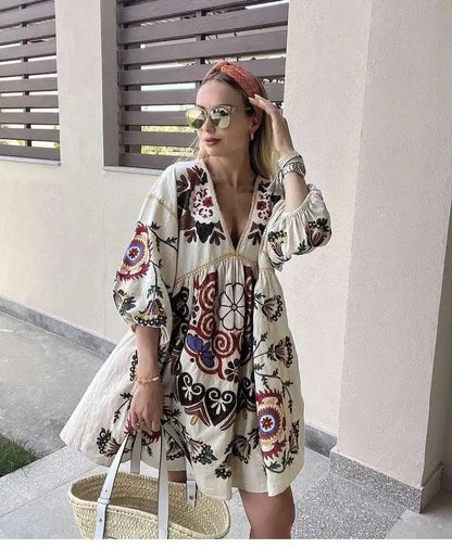 Floral Smock Dress Kia Day Design
