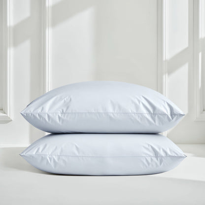 Luxe Australian Sateen Pillowcase Set - Pale Blue Standard - Home - Bed