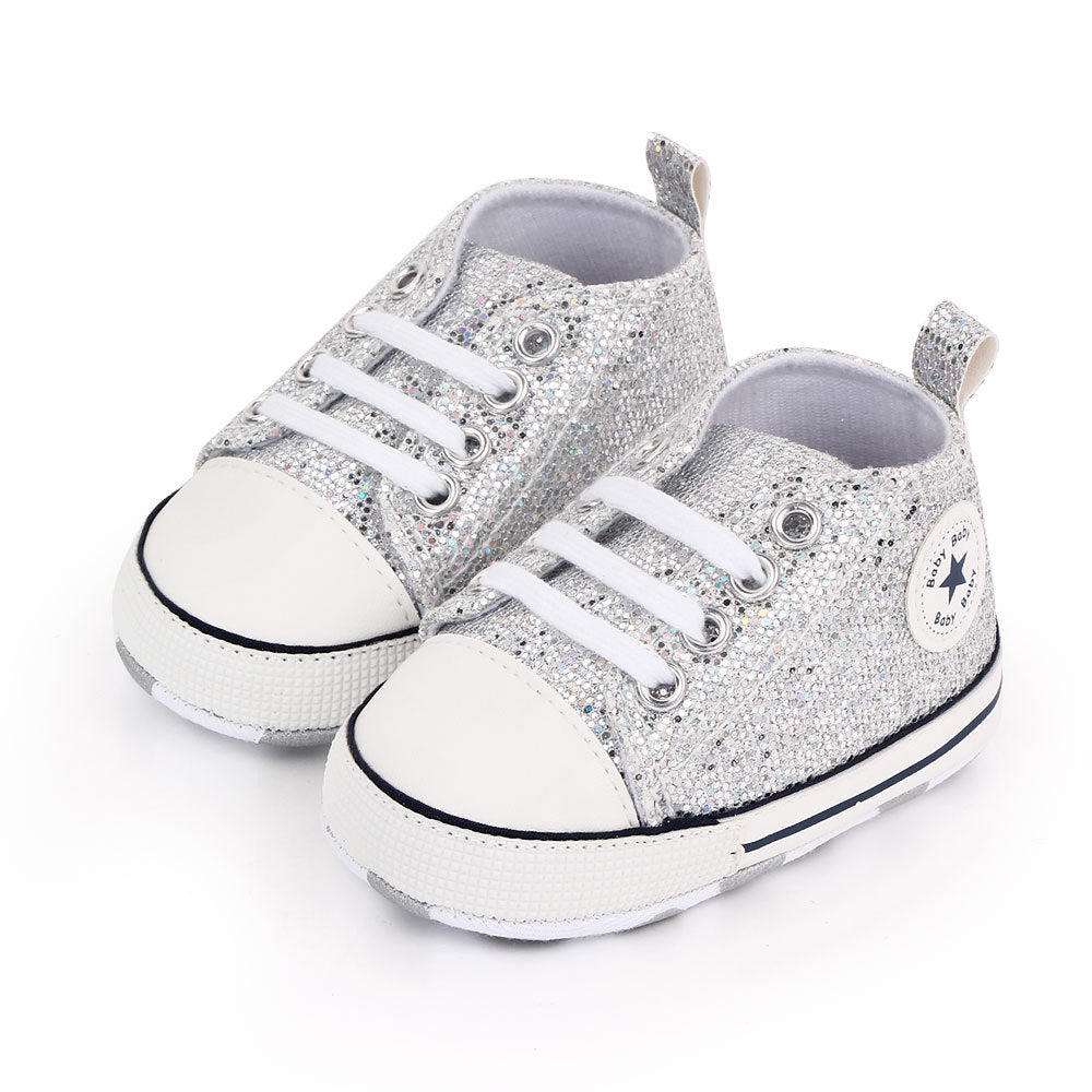 Fashionable Cute Canvas Shoes for Newborn Babies - - baby shoes