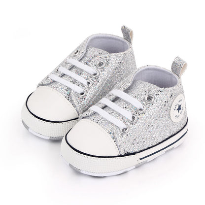 Fashionable Cute Canvas Shoes for Newborn Babies - - baby shoes
