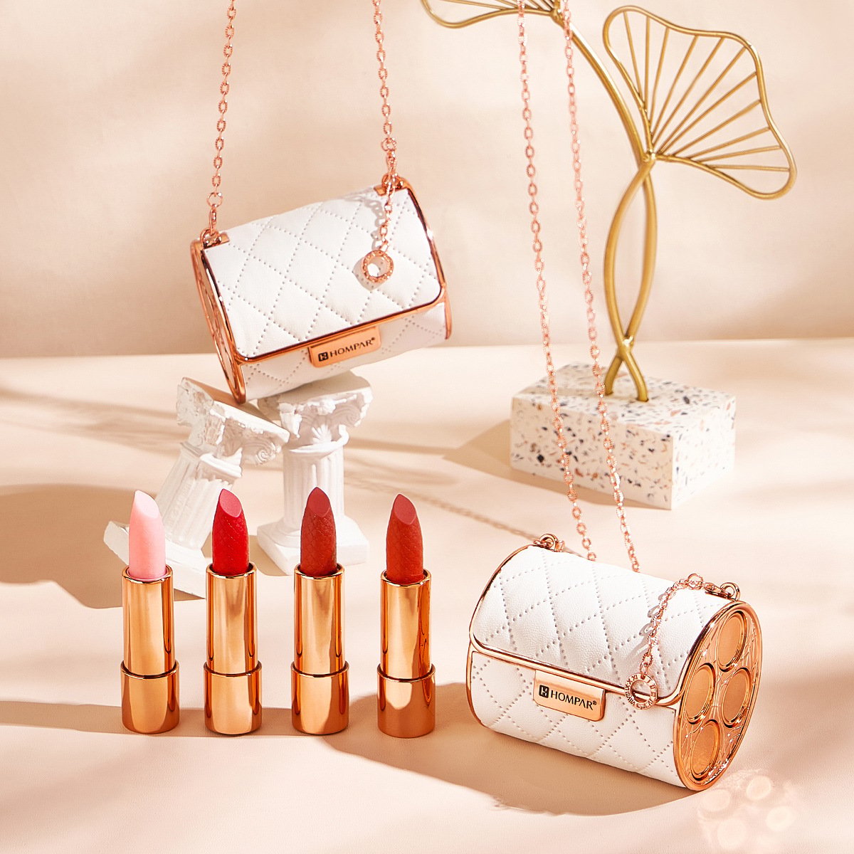 Lip Luxe Box Set - Smudge-Free - White - lipstick