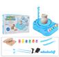 Kids Clay Pottery Machine Kit - Blue With transformer - pottery machine