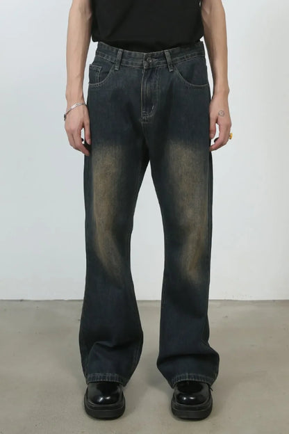 Men's Bootcut Baggy Jeans - -