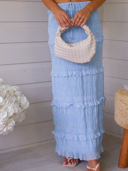 Sleeveless Top and Maxi Skirt Set- Shopimist- {{Product type}}