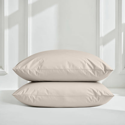 Luxe Australian Sateen Pillowcase Set - Sand - Home - Bed