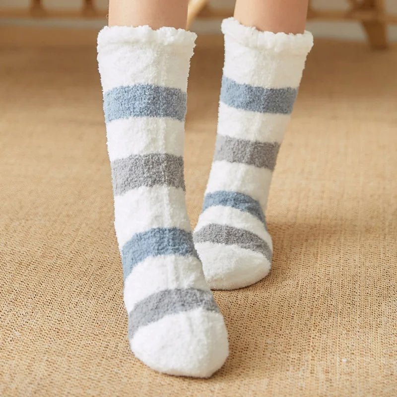 Warm Cozy Fuzzy Fluffy Cozy Socks Non Slip Floor Socks Thick Thermal Socks