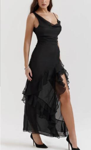 JULIA Spring Backless Dress - - dress