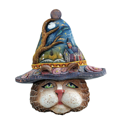 Halloween Eve Cat Halloween Door Decor by G. DeBrekht - Thanksgiving Halloween Decor - 8161039H - - Door Hangers