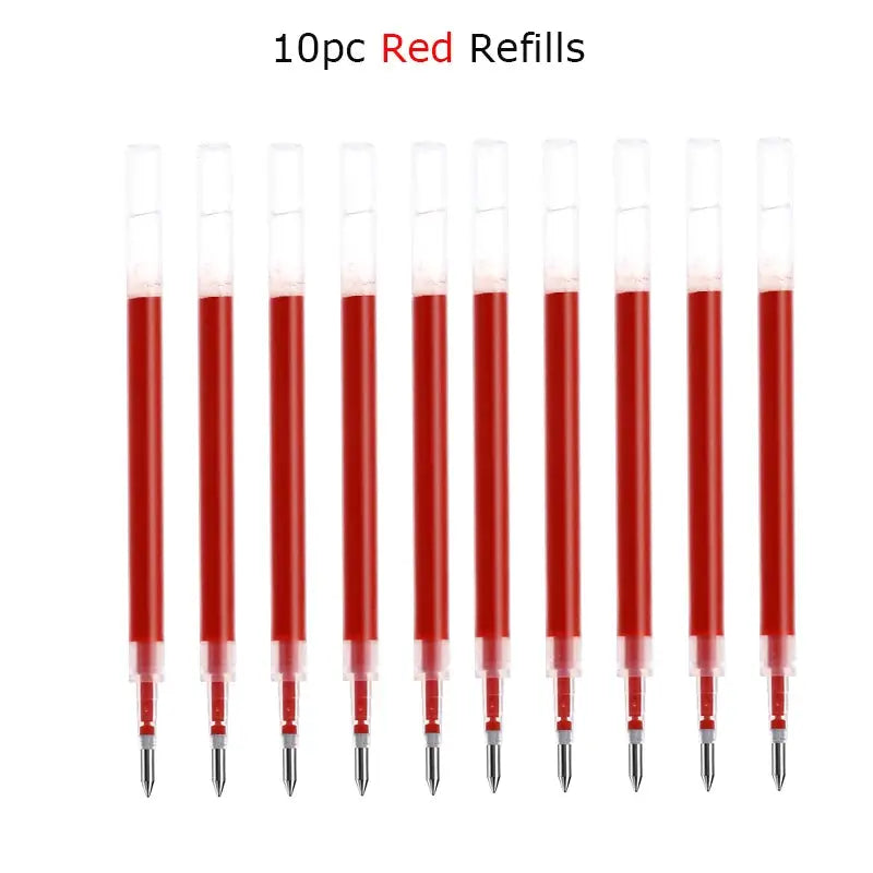 Gel Ink Pen Sets 10pcs Red Ink OEM