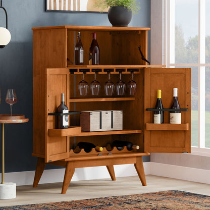 Draper - Mid Century Bar Cabinet- Unique Piece Furniture- {{Product type}}
