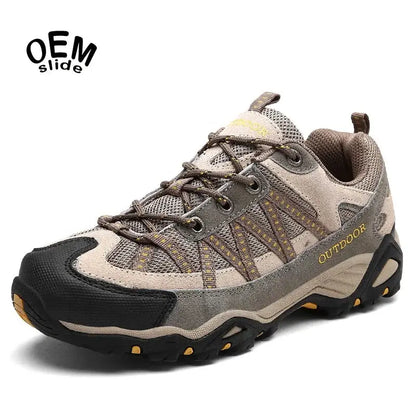 Wear-Resistant Hiking Shoes Non-Slip Climbing Canvas