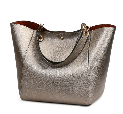 Vintage Womens Bucket Handbag Set - - handbag