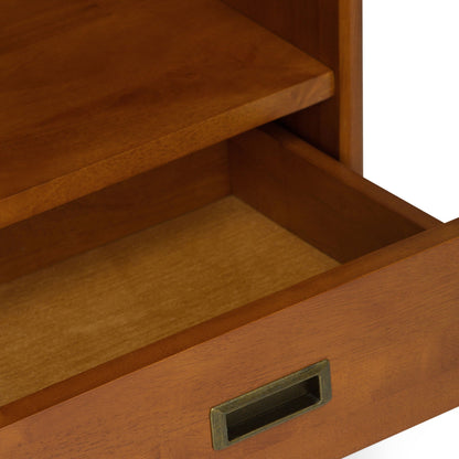 Draper - Mid Century Wide Bookcase And Storage Unit- Unique Piece Furniture- {{Product type}}