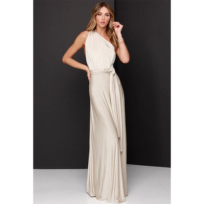 Long Wrap Dress - Sliver Extra Large - dress
