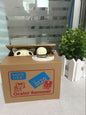 Cute Childrens Toy Piggy Bank - yellow cat - piggy bank