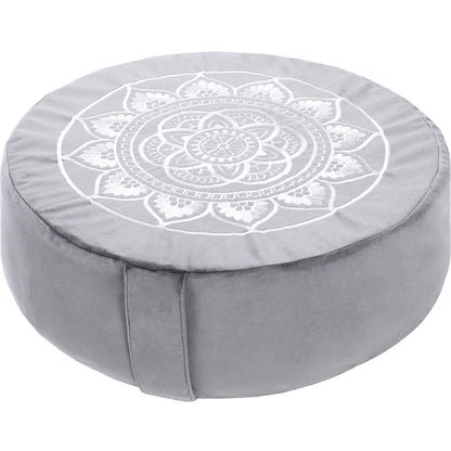 Zafu Meditation & Yoga Floor Cushion - Gray - Meditation Cushions