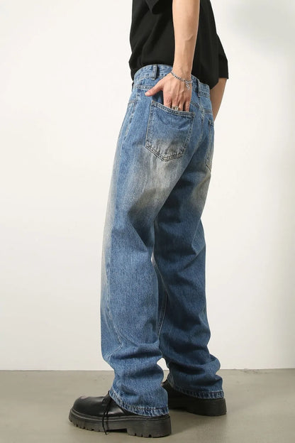Men's Mid Rise Jeans - -