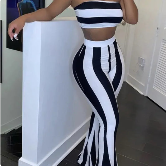 Retro Stripe 2-Piece Set Kia Day Design