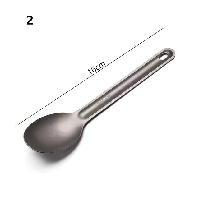 Ultralight Long Handle Spoon Fork