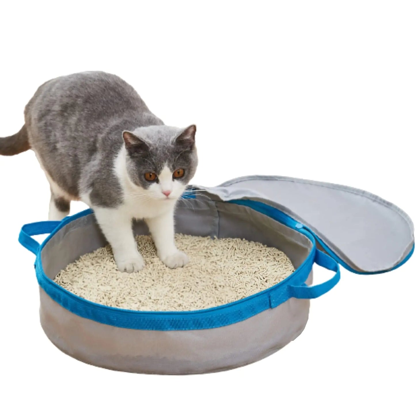 Mr. Peanuts PortaPotty Litter Box for Traveling Kitties
