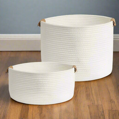 Cotton Rope Storage Basket Kia Day Design