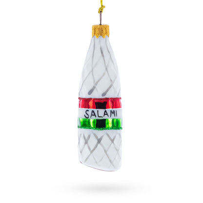 Deli Style Salami Sausage Glass Christmas Ornament- BestPysanky- {{Product type}}