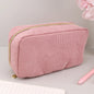 Pencil Pouch Stationery Corduroy Pen Case