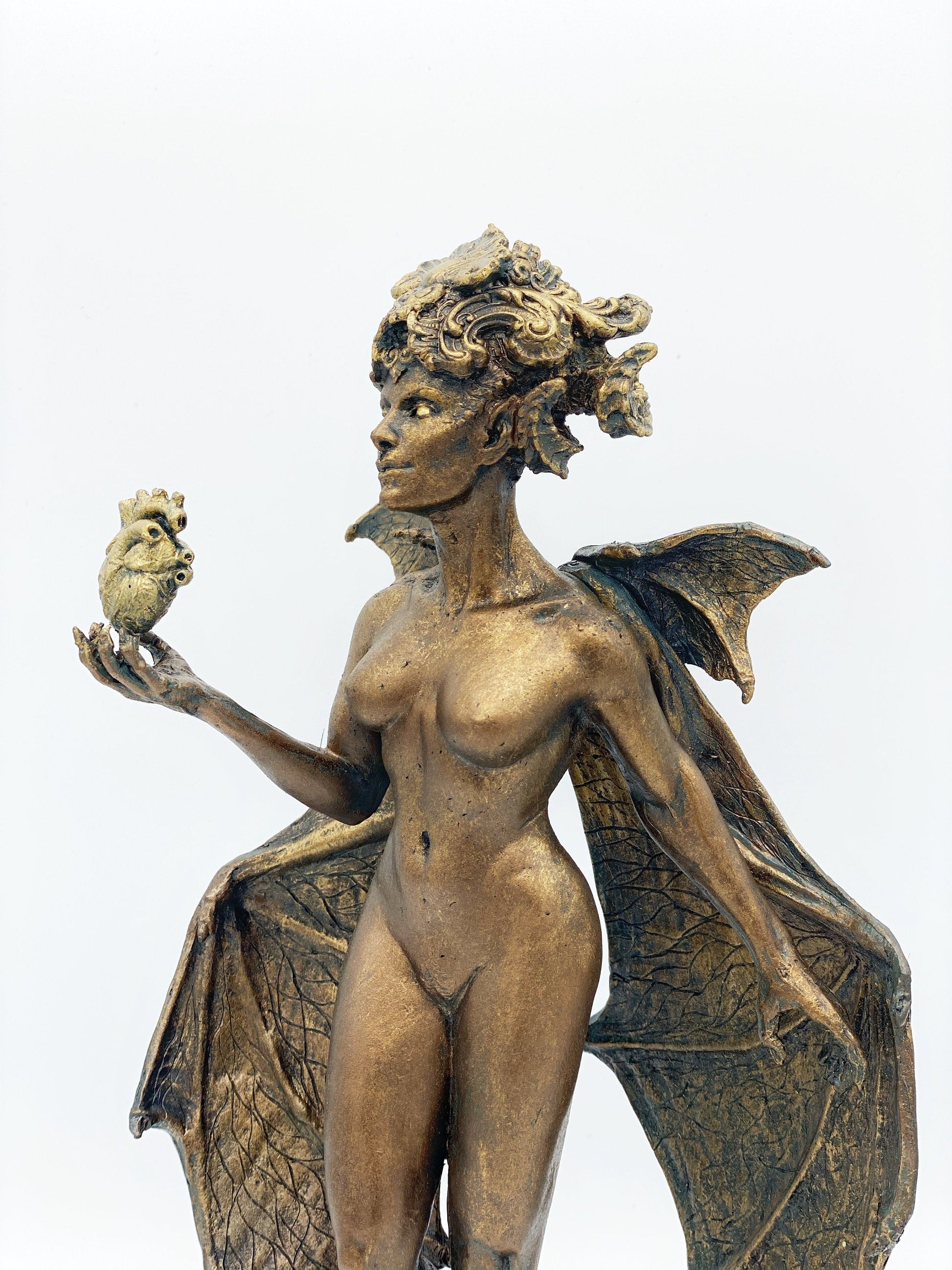 Lilith Statue, Hand Painted Resin Sculpture | Mythic Goddess Figurine |Myths and Legends Character |Altar Statue for Gothic Home Decor - -