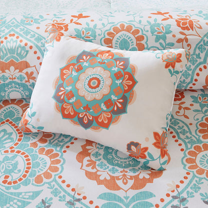 Twin XL Boho Comforter Set with Bed Sheets- HouseOfZazla- {{Product type}}