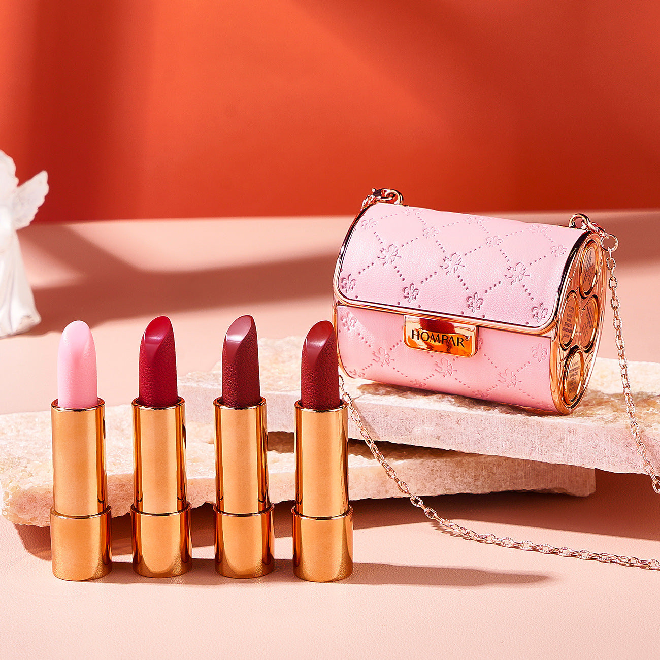 Lip Luxe Box Set - Smudge-Free - Pink - lipstick