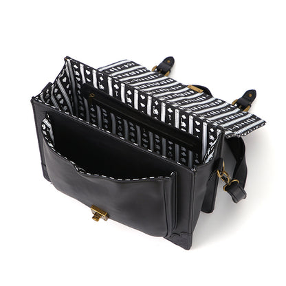 Alice in Wonderland Poker Silhouette Womens Shoulder Bag - - handbag