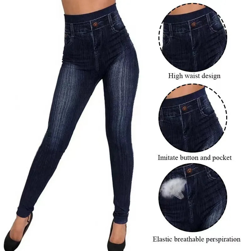 High Waist Pencil Jeans