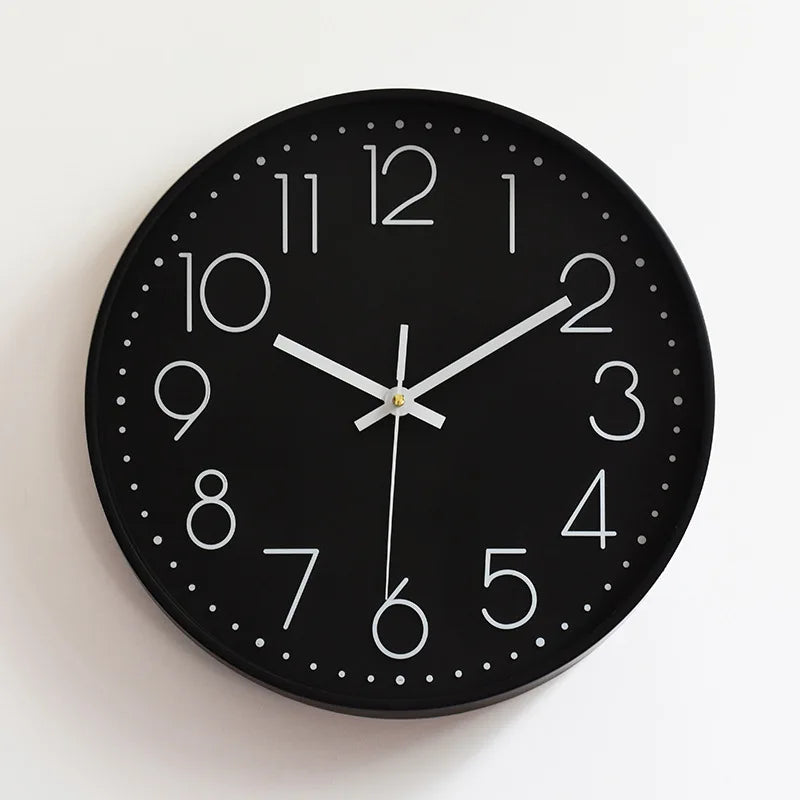 10 Inch Aesthetic Minimalist Large Mechanic Clock Wall