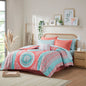 Twin Boho Comforter Set with Bed Sheets- HouseOfZazla- {{Product type}}