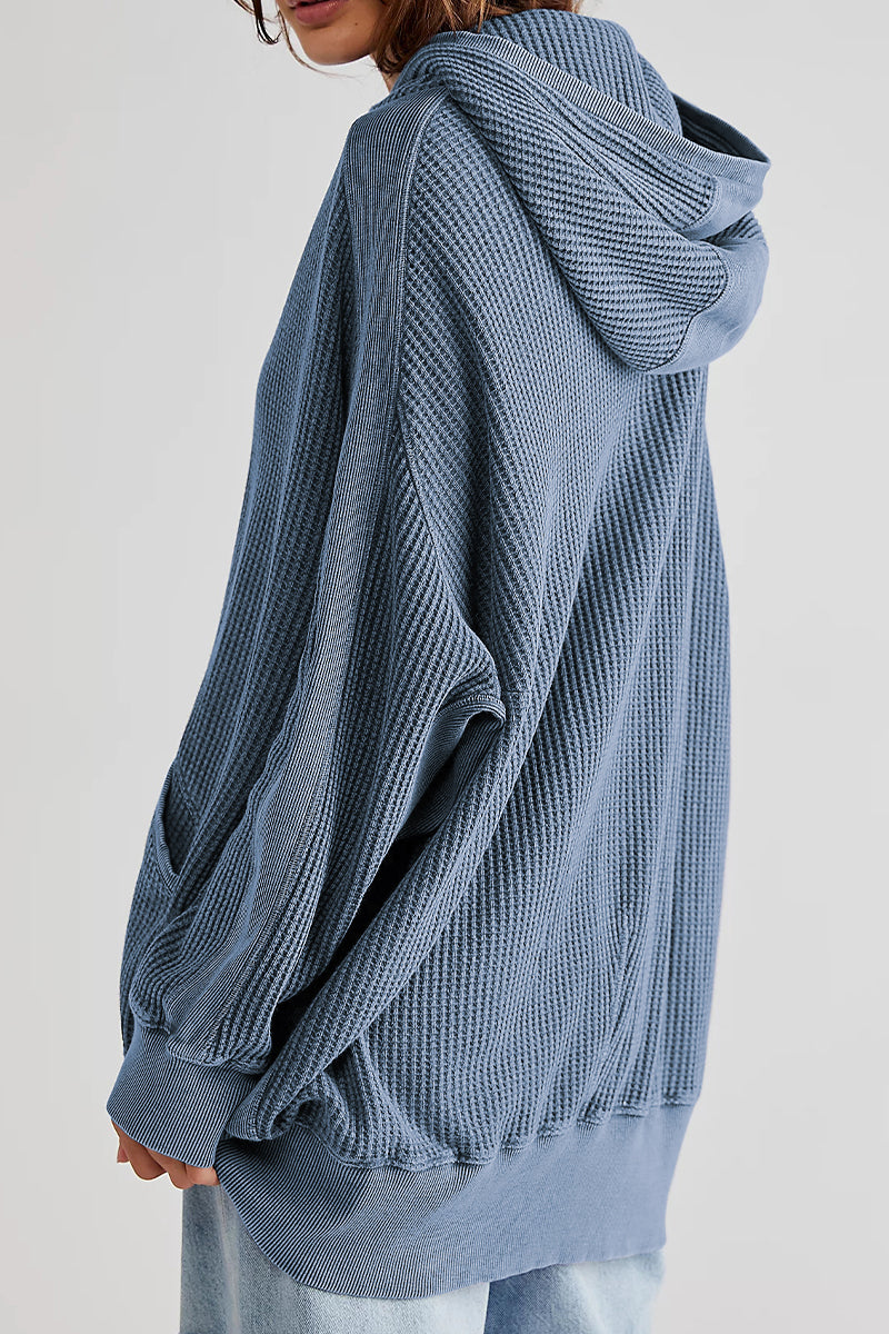 Zip-Up Long Sleeve Jacket - -