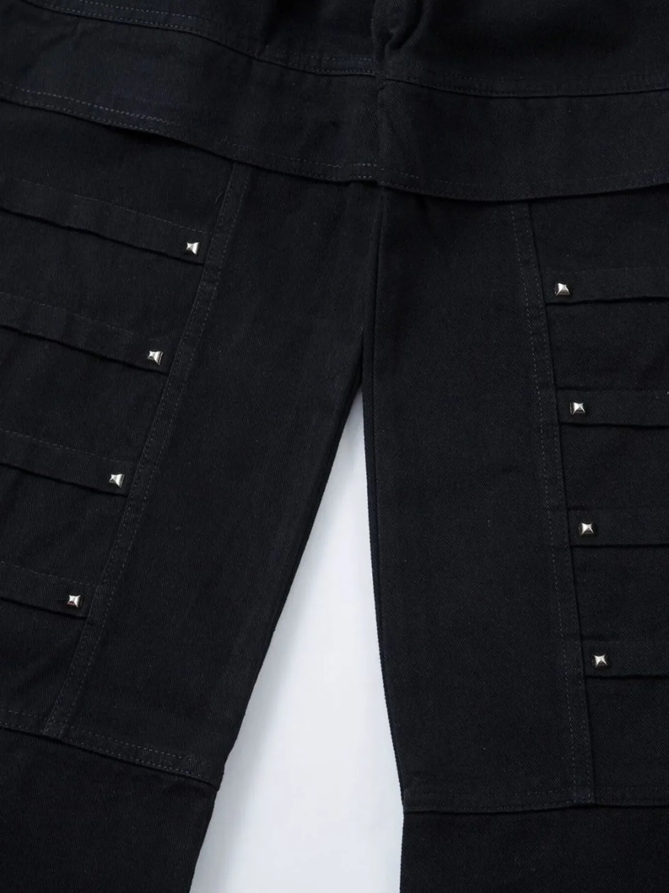 Men's Wide Leg Cargo Jeans - -