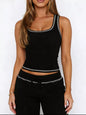 Scoop Neck Tank Top and Drawstring Pants Set- Shopimist- {{Product type}}