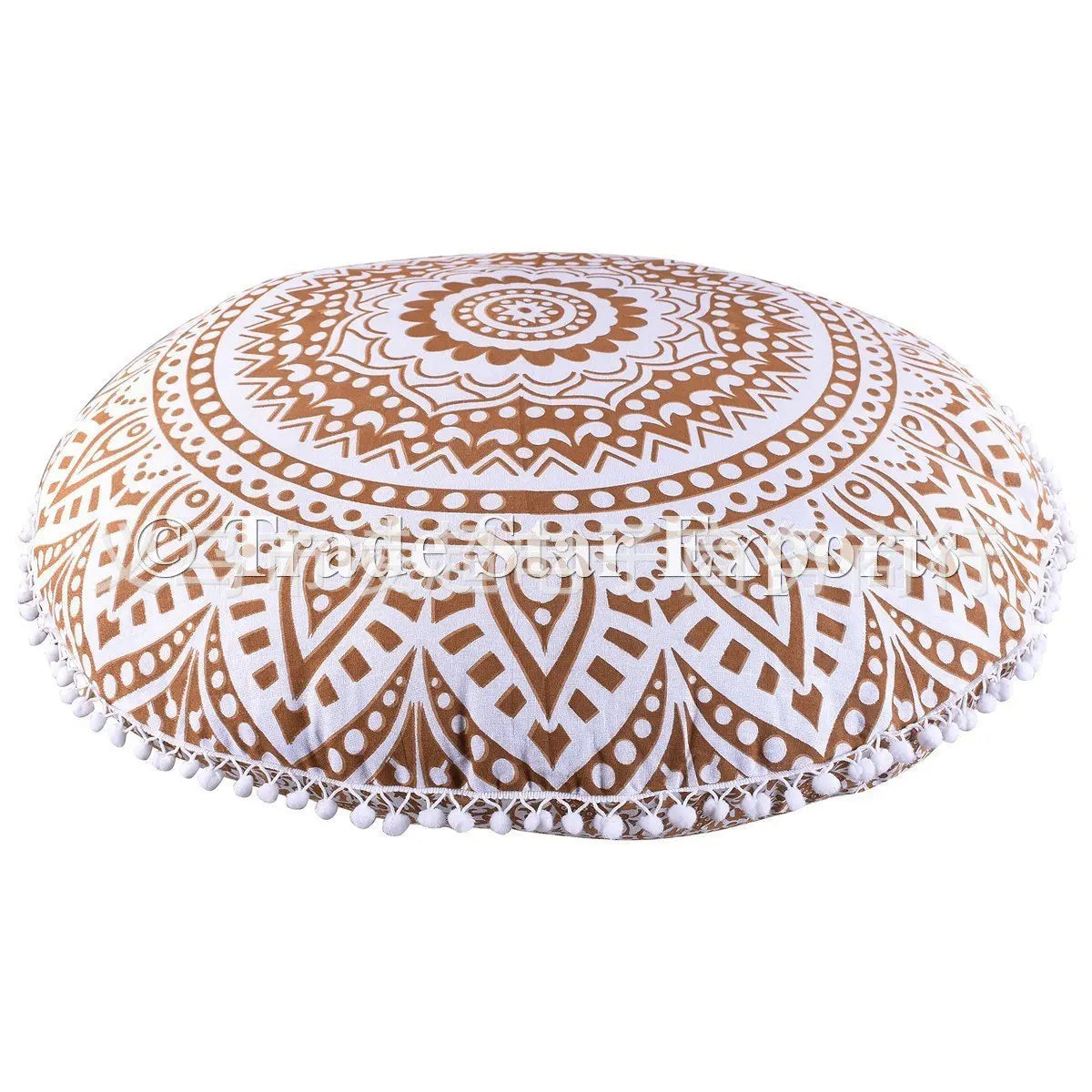 32 Inch Large Meditation Pouf Round Floor Cushion Memory Foam Circle