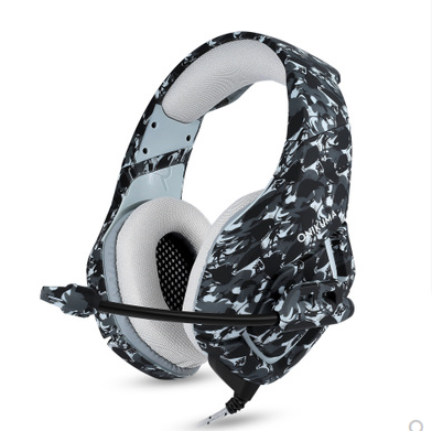 Bass Boosted Gaming Headset with Mic - Black - headphones