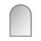 Vintage Iron Art Arch Mirror, Wall Hanging Or Table Display - Pearl Silver - Wall Mirrors