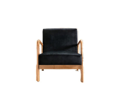 Classic Mid-Century Modern Accent Chairs, Open Framed Armchair With Cushioning- Unique Piece Furniture- {{Product type}}