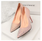 Elegant Bridal Stiletto Heels - Pink 37 -