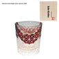 Edo Kiriko Japanese Handmade Cut Glass Cup – Single or Set of 4 - Red Wooden Box - Glass Art