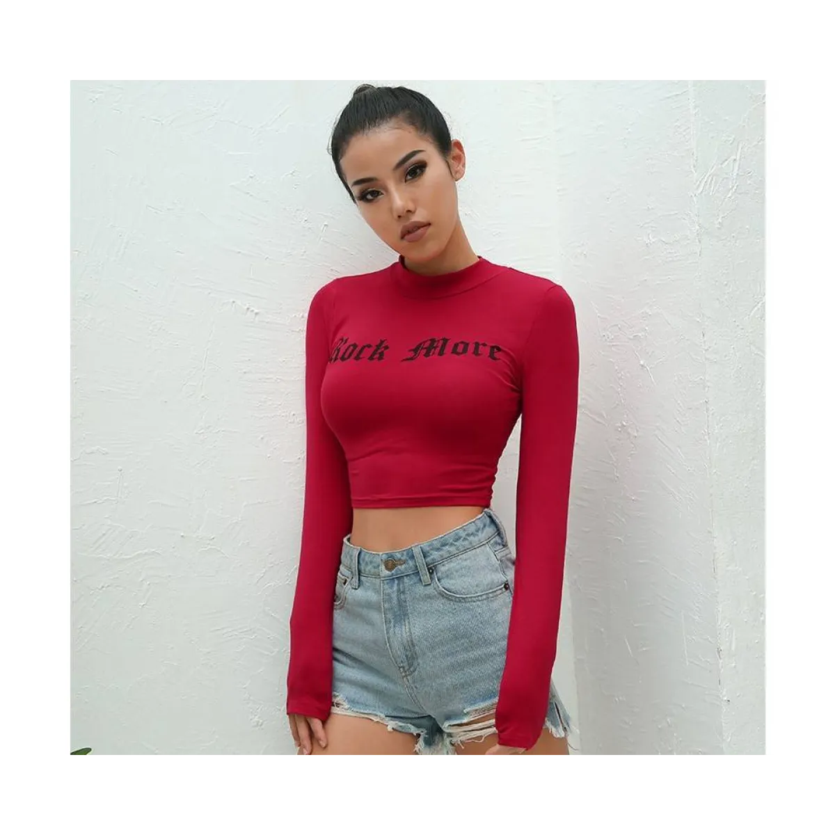 Rock More Crop Top - -