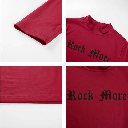 Rock More Crop Top - -
