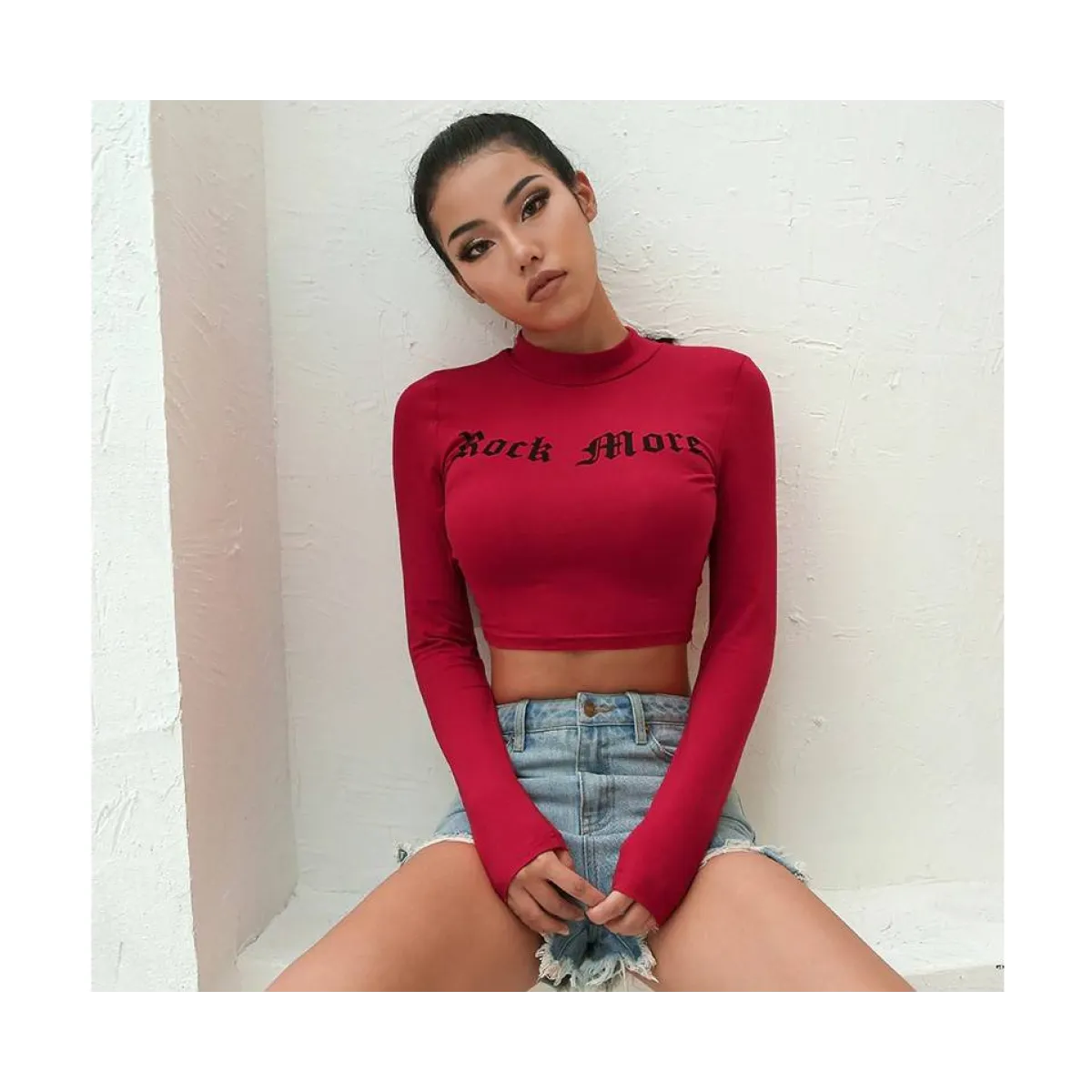 Rock More Crop Top - -