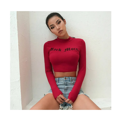 Rock More Crop Top - -